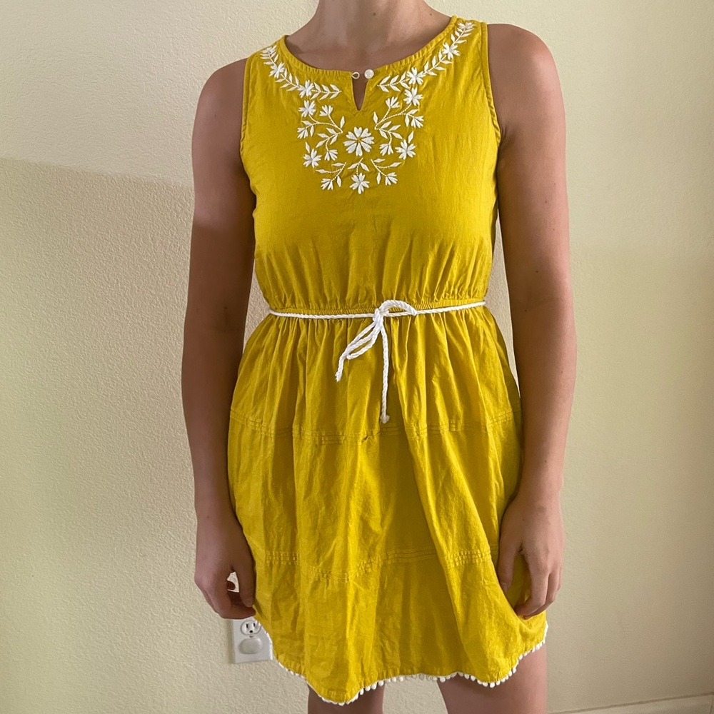 Mustard Yellow Lightweight Dress